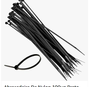 Abraçadeira Nylon Preta 3,6 X 300MM ( Unidade )