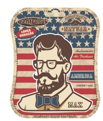 Sachê Aromatizador Ambientes Centralsul Mini Men América