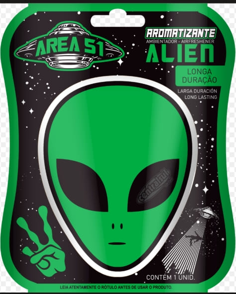 Sache Aromatizante Miniatura 51 Verde Alien