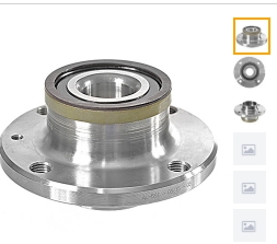 Cubo Roda C/rolamento Tras Gol G5 08/VOYAGE G6 13/VW Up 14/ 4 FURO/48 Estria C/rolamento C/abs