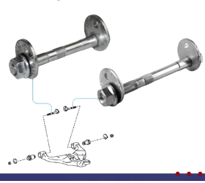 Parafuso Regular Cambagem Hilux 05/15 SW4 05/15 Maior