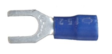 Terminal Elétrico Garfo Azul M-5
