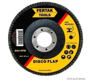 Disco Flap 180X22MM Grão 60 Costado Nylon
